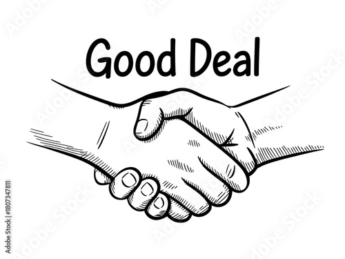 Two hands shaking signifying a good deal or agreement