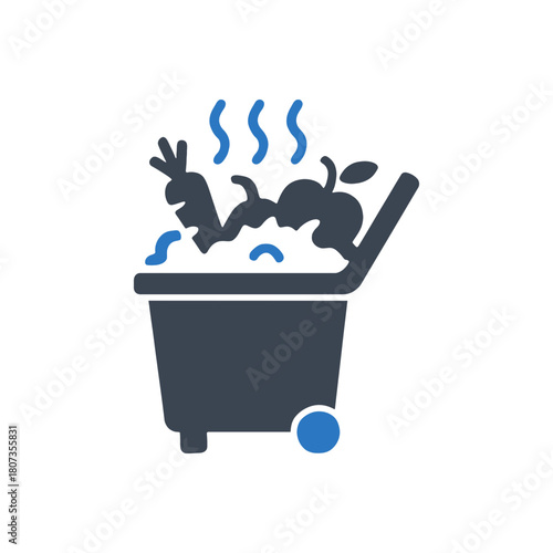 Rotting Organic Food Waste Icon