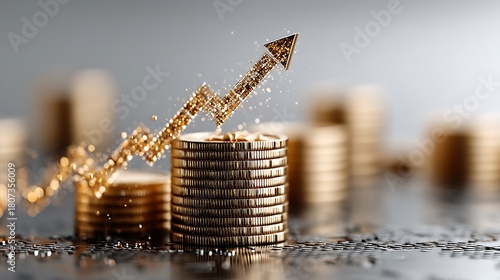 Wealth success upward arrow high resolution picture