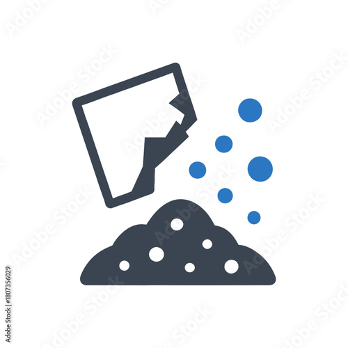Toxic Powder Waste Dump Icon