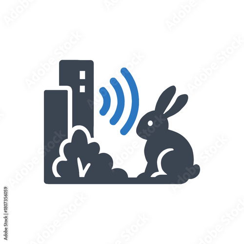 Urban Radiation Wildlife Harm Icon