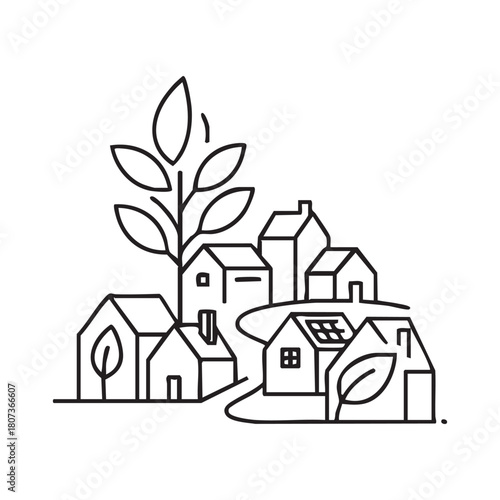 Green Living Community Icon