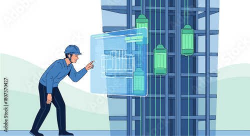 Innovative engineering: inspector using augmented reality for elevator maintenance and safety