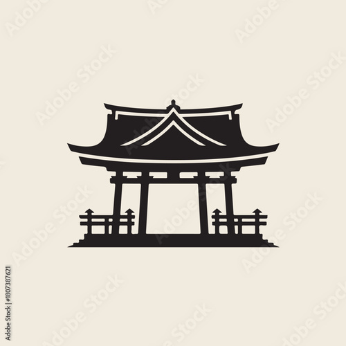 japanese temple in the sky