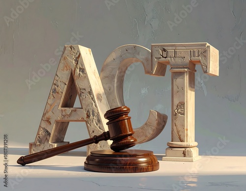 Conceptual representation of legal proceedings and the enforcement of an act