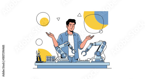 Automation perplexity: An engineer caught between robotic possibilities and advanced technology