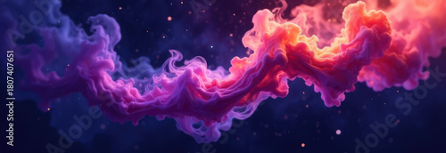 Colorful Gradient Cloud Flow Background