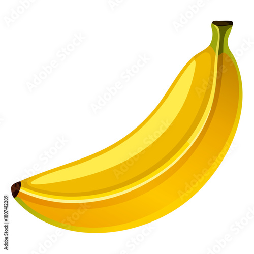 Minimalist Banana Line Art Vector Illustration