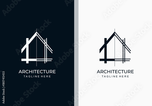 architectural template illustration vector logo icon