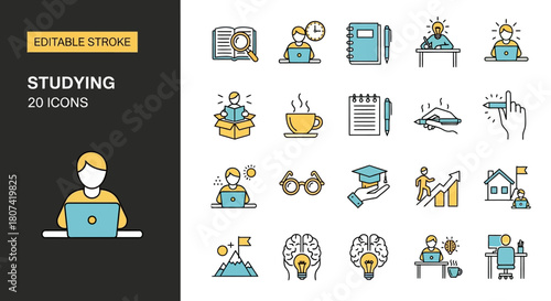 Studying Icons Education, Learning, and Academic Pursuit