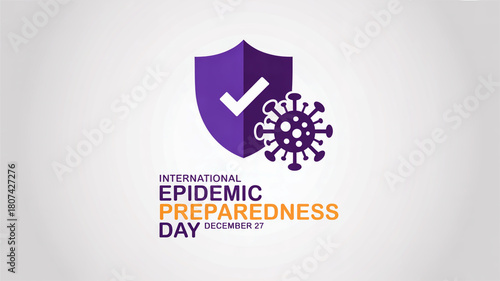 International epidemic preparedness day awareness banner design