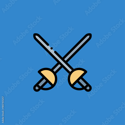 Sword new icon illustration