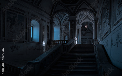 interior of monastery 