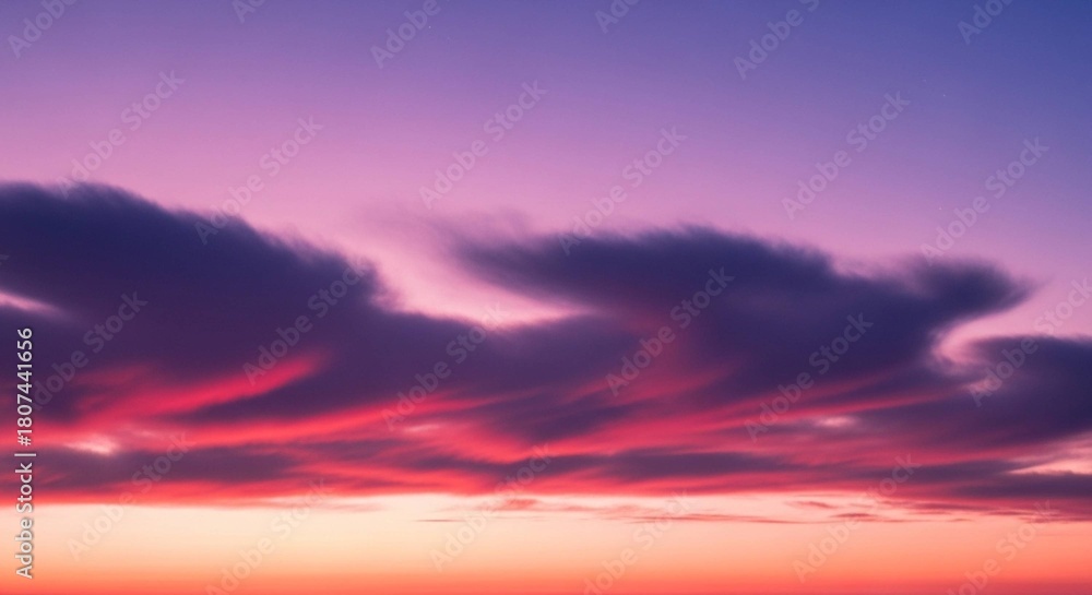 Fototapeta premium sunset in the sky