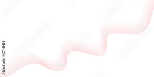 Abstract wave element for design. Digital frequency track equalizer. Stylized line art background. Vector illustration. Wave with lines created using blend tool.