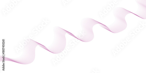 Abstract wave element for design. Digital frequency track equalizer. Stylized line art background. Vector illustration. Wave with lines created using blend tool.