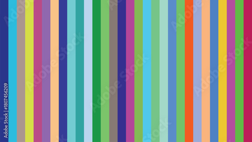 Colorful Vertical Stripes Background Illustration Seamless Pattern for Modern Design Projects