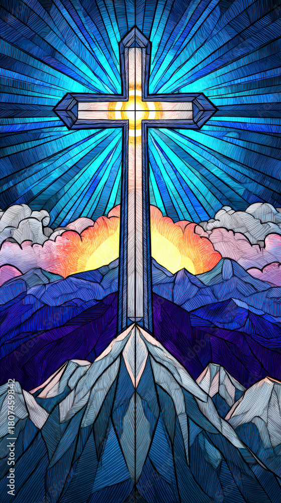 Obraz premium Archangel with Sword and Serpent – AI Generative