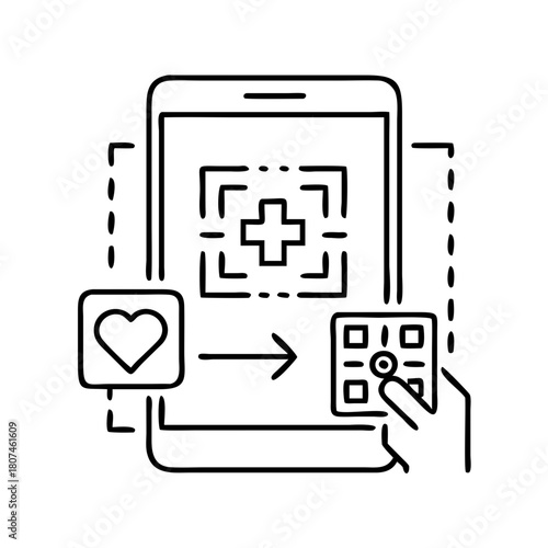 Digital health application providing feedback on health metrics in real time