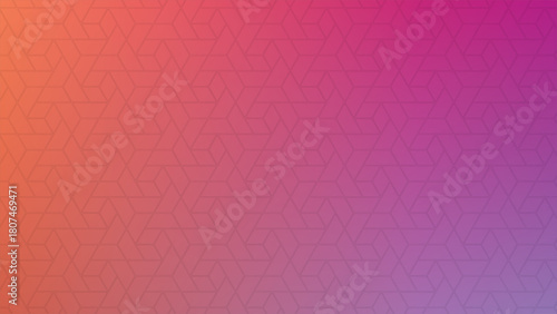 Geometric Hexagonal Pattern with Pink Purple Gradient Background Keywords: geometric, pattern