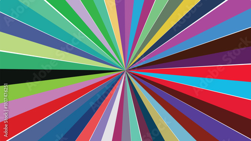 Bursting Spectrum Rays of Color an Abstract Background Pattern for Modern Designs and Graphics