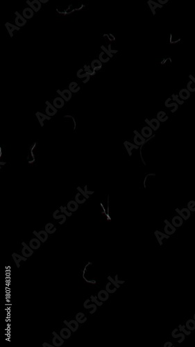 Deep contrast Vertical Analog Film Grain and Noise Overlay. Ideal for adding character to dark mobile video scenes.
