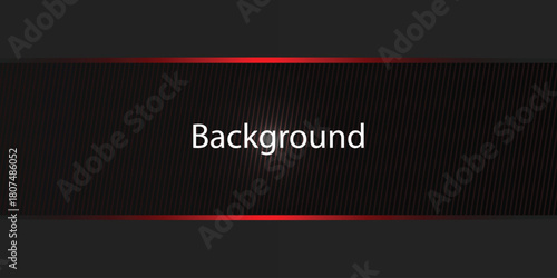 abstract metallic red shiny color black frame layout modern tech design vector template background. Modern graphic design element future style concept for banner,