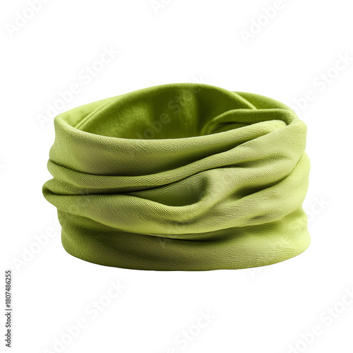 A versatile lime green tubular neck gaiter for outdoor activities and stylish casual wear. essential headwear accessory.