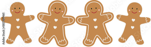 Gingerbread Man SVG, Gingerbread SVG,  