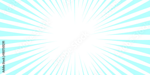 Yellow Glow Effect Sunburst Background for Presentation, Banner, Poster, Flyer, Sales. Radius Cartoon Pattern Abstract Background. Radial Beam of Sunlight. Retro Background with Flash.