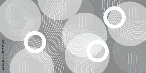 Abstract Light gray background with subtle geometric patterns. The background is smooth and gray, featuring layered, t hexagonal shapes.white and gray color.vector background