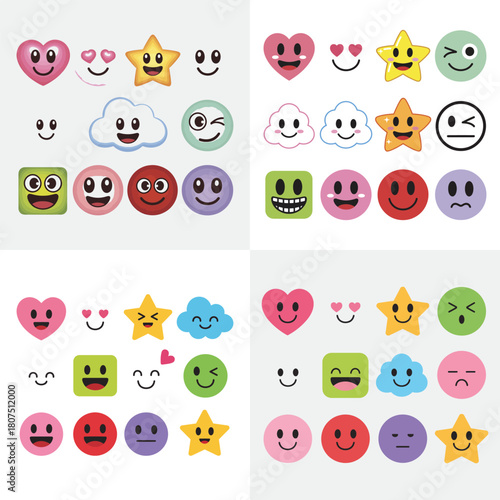 Cute cartoon animal pattern seamless vector illustration for kids and baby design