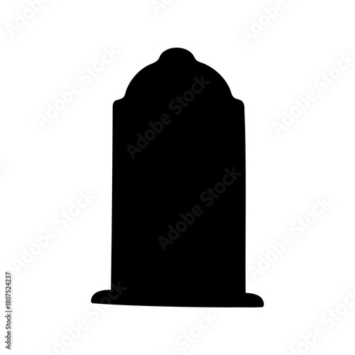Black silhouette of a condom, safe sex concept isolated Vector, illustration