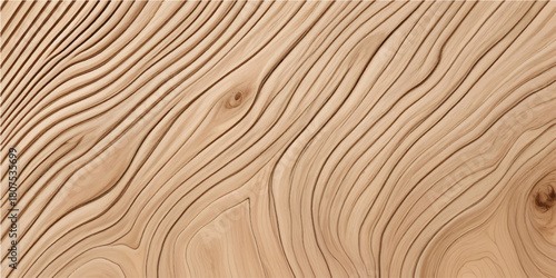 Natural brown wooden board texture, a detailed oak wood grain pattern surface for timber design backgrounds