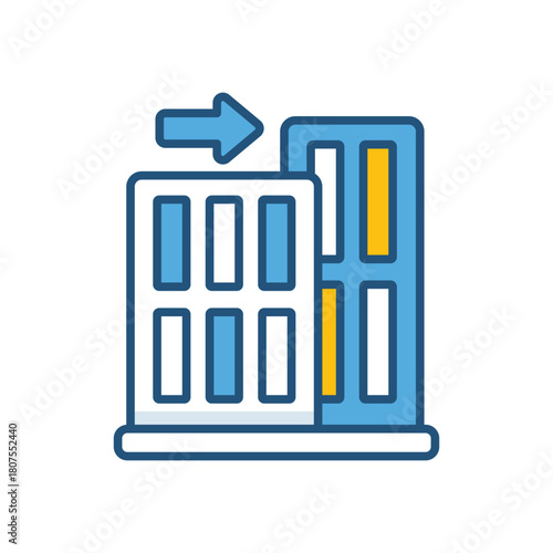 Mergers vector icon