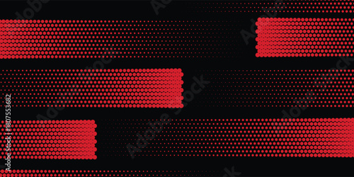 Red and black gradient grunge texture background with halftone dots. eps 10