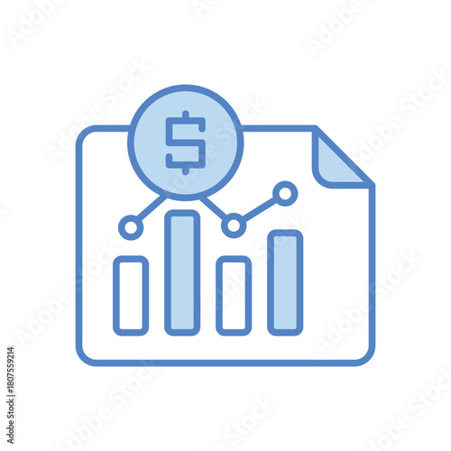 Stock Market vector icon