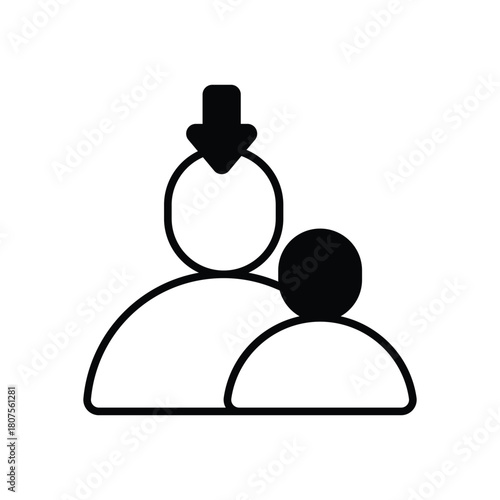 Leadership vector icon