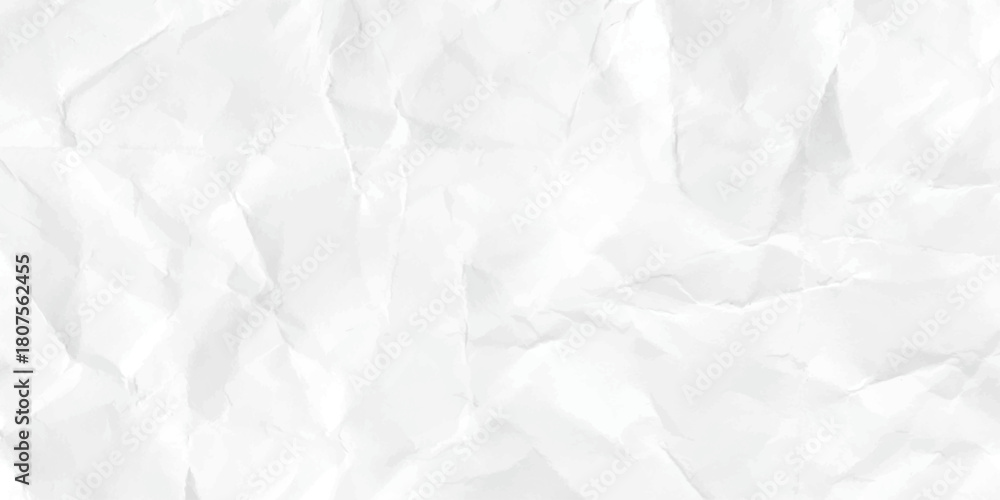 Obraz premium close up white crumpled paper background. white crumpled paper texture background. Top view.