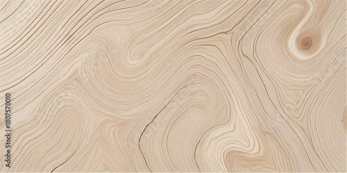 Light Carved Timber Surface with Rich Wavy Organic Lines for Natural Aesthetic Branding and Background Usage