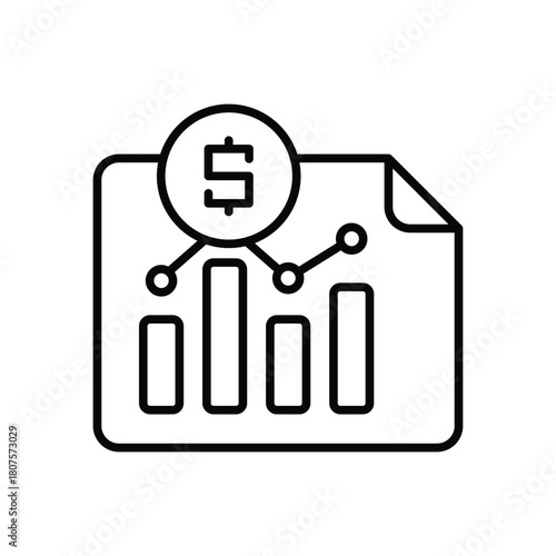 Stock Market vector icon