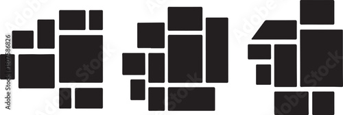 Gallery Wall Layout Template Set | Collection of Photo Frame Arrangements