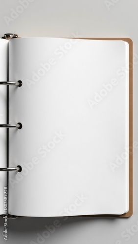 Wallpaper Mural A blank page in an open notebook Torontodigital.ca