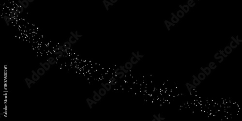 A celestial band of countless white stars and cosmic dust particles scattered across the vast, dark expanse of deep space.