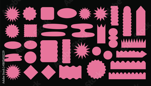 All kinds of veriant shapes vector