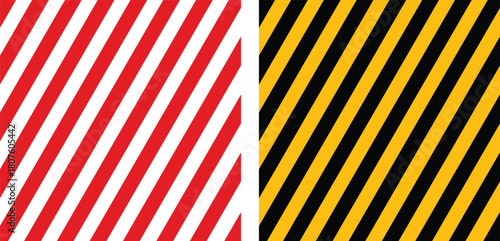 Set of striped background square shape vector