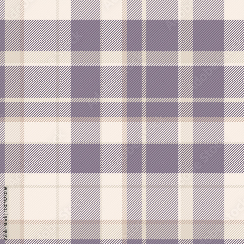 Setting texture check plaid, elegant pattern textile seamless. Minimal vector fabric tartan background in pastel and light colors.