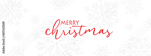 Marry christmas background with snowflakes	