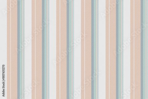 Quality textile fabric vector, site texture lines seamless. November background pattern vertical stripe in white and orange colors.