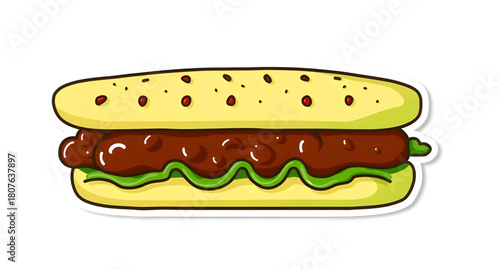 sandwich,submarine,hoagie,panini,club,stacker,mealvector,foodicon,graphicline,minimalicon,outlinevector,flatmeal,crisproll,grilledsandwich,stuffedbread,filledtoast,quickfood,streeticon,ediblesymbol,me